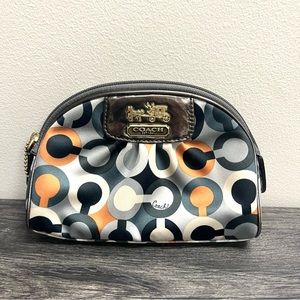 COACH porch op Art makeup cosmetics case